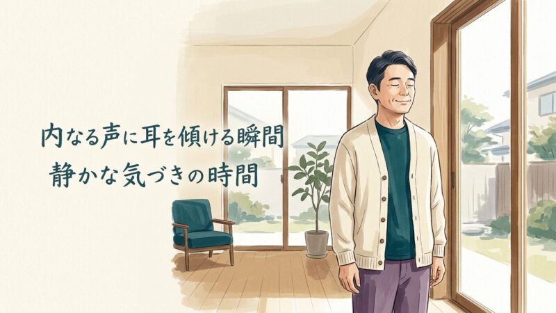 自分の中にある2つの力を、静かに見つめる