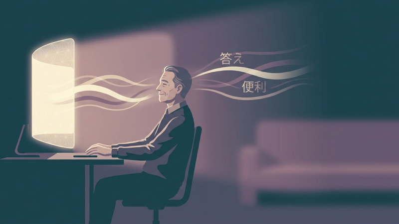 便利さの分だけ、考える手前を飛ばしがち