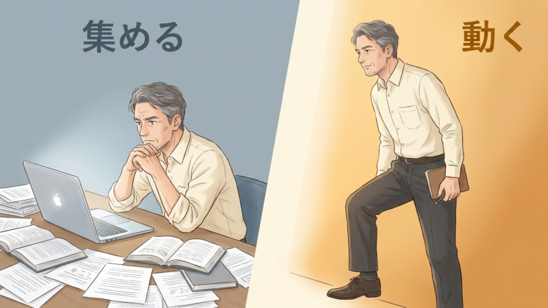 集める自分と、動き出す自分