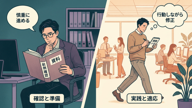 同じ職場に、違う思考の癖